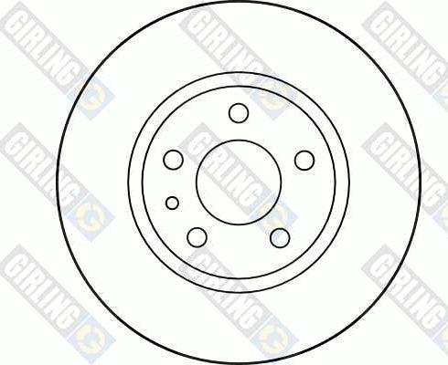 Girling 6027641 - Тормозной диск avtokuzovplus.com.ua