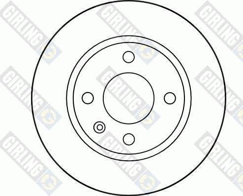 Girling 6027753 - Тормозной диск avtokuzovplus.com.ua