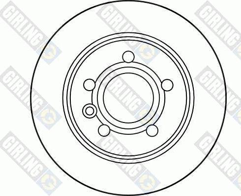 Girling 6027774 - Тормозной диск avtokuzovplus.com.ua