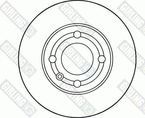 Girling 6027801 - Гальмівний диск autocars.com.ua