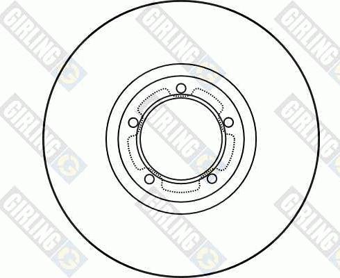 Girling 6027851 - Гальмівний диск autocars.com.ua