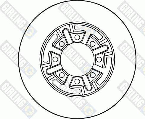 Girling 6027874 - Гальмівний диск autocars.com.ua