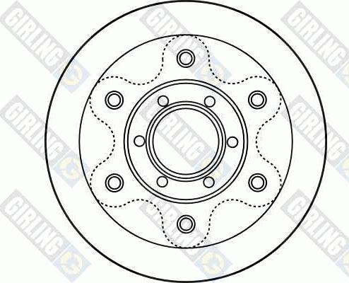 Girling 6027885 - Гальмівний диск autocars.com.ua