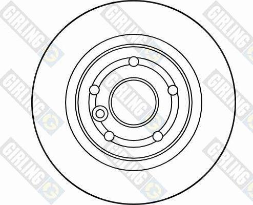 Girling 6027915 - Гальмівний диск autocars.com.ua