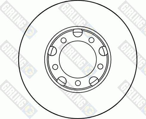 Girling 6027933 - Гальмівний диск autocars.com.ua