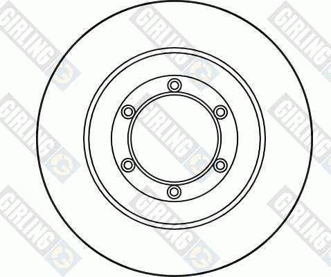 Girling 6027951 - Тормозной диск avtokuzovplus.com.ua