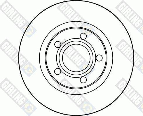 Girling 6028061 - Тормозной диск avtokuzovplus.com.ua