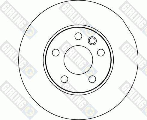 Girling 6028103 - Тормозной диск avtokuzovplus.com.ua