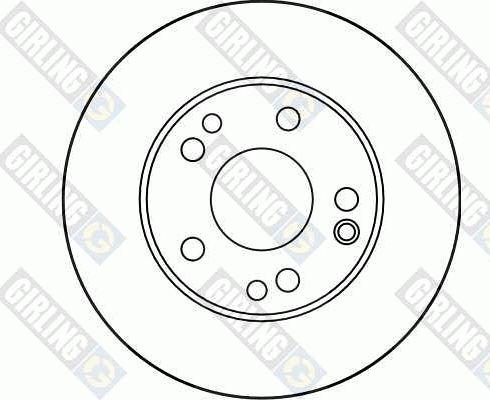 Girling 6028141 - Тормозной диск avtokuzovplus.com.ua