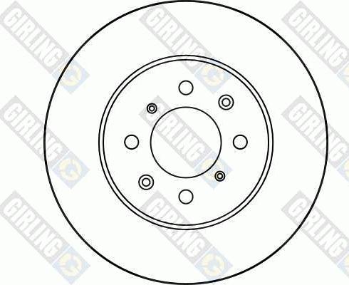Girling 6030211 - Тормозной диск avtokuzovplus.com.ua