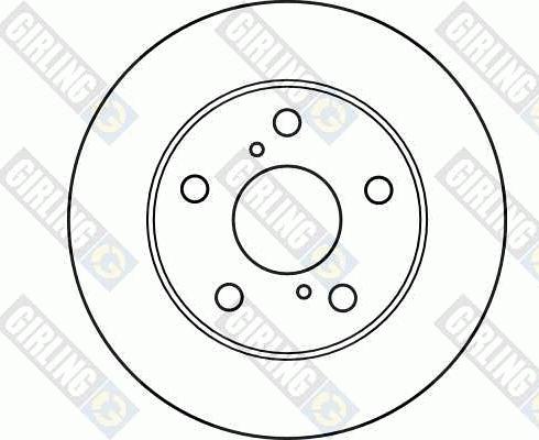 Girling 6030281 - Тормозной диск avtokuzovplus.com.ua