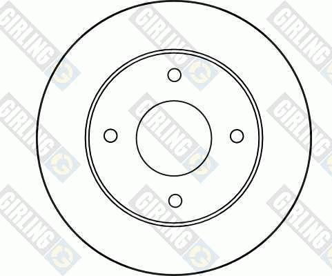 Girling 6030443 - Тормозной диск autodnr.net