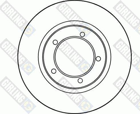 Girling 6031113 - Тормозной диск avtokuzovplus.com.ua