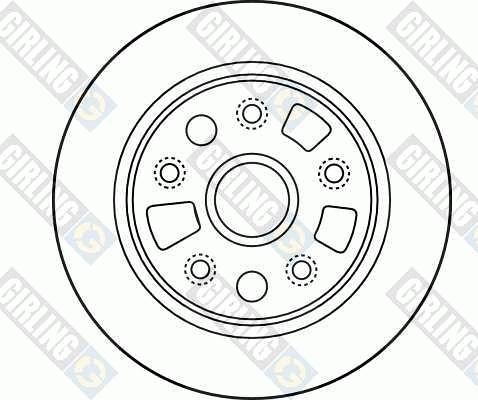 Girling 6031174 - Гальмівний диск autocars.com.ua