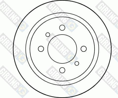 Girling 6040064 - Гальмівний диск autocars.com.ua