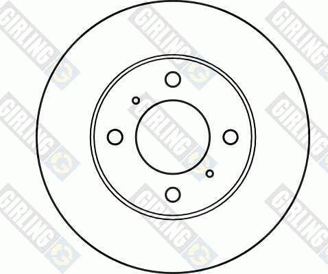 Girling 6040221 - Тормозной диск avtokuzovplus.com.ua