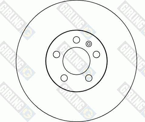 Girling 6040271 - Тормозной диск avtokuzovplus.com.ua