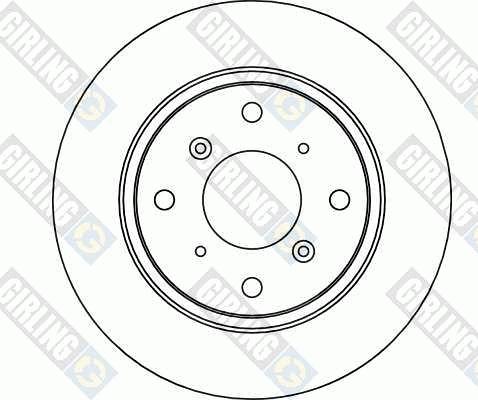 Girling 6040314 - Гальмівний диск autocars.com.ua