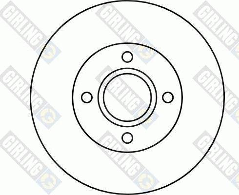 Girling 6040361 - Тормозной диск autodnr.net
