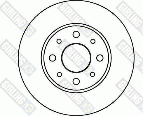 Girling 6040371 - Тормозной диск avtokuzovplus.com.ua