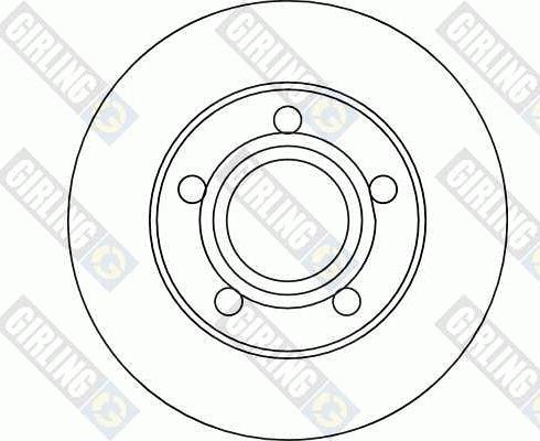 Girling 6040384 - Гальмівний диск autocars.com.ua