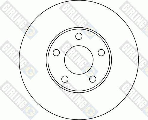 Girling 6040451 - Тормозной диск avtokuzovplus.com.ua