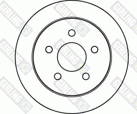 Girling 6040494 - Гальмівний диск autocars.com.ua