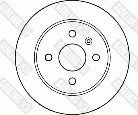 Girling 6040504 - Тормозной диск avtokuzovplus.com.ua