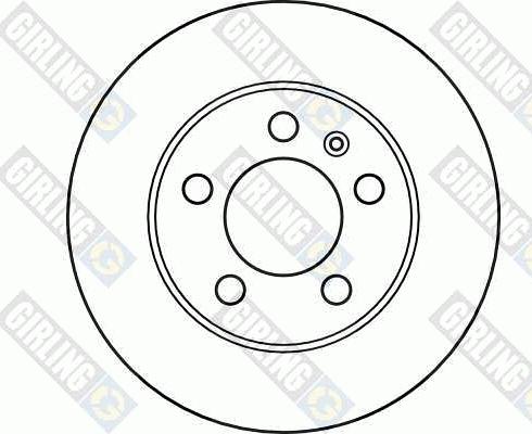 Girling 6040524 - Гальмівний диск autocars.com.ua