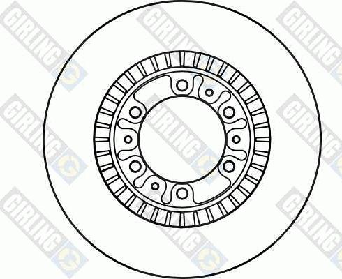 Girling 6040771 - Тормозной диск avtokuzovplus.com.ua