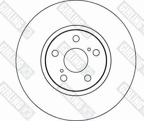 Girling 6041001 - Гальмівний диск autocars.com.ua