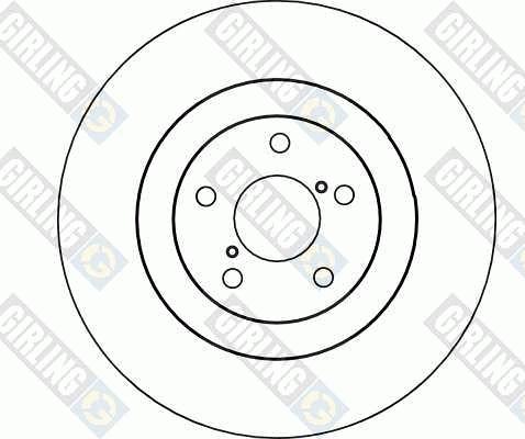 Girling 6041041 - Тормозной диск avtokuzovplus.com.ua
