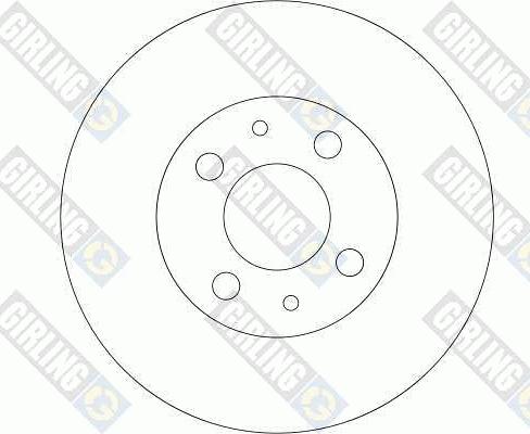 Girling 6041071 - Тормозной диск avtokuzovplus.com.ua