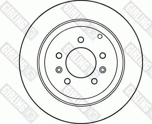 Girling 6041304 - Тормозной диск avtokuzovplus.com.ua