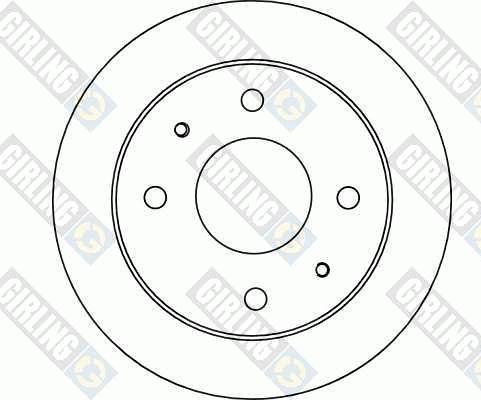 Girling 6041323 - Тормозной диск avtokuzovplus.com.ua