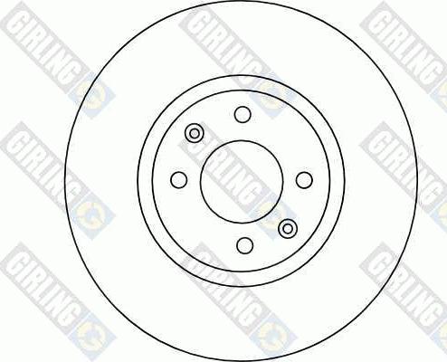 Girling 6041411 - Гальмівний диск autocars.com.ua