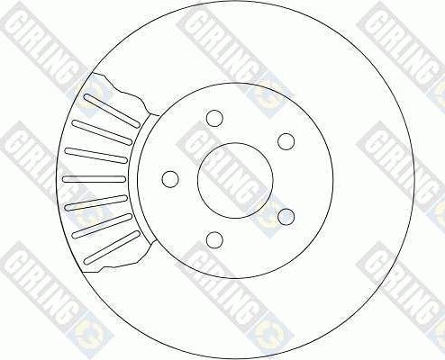 Girling 6041471 - Тормозной диск avtokuzovplus.com.ua