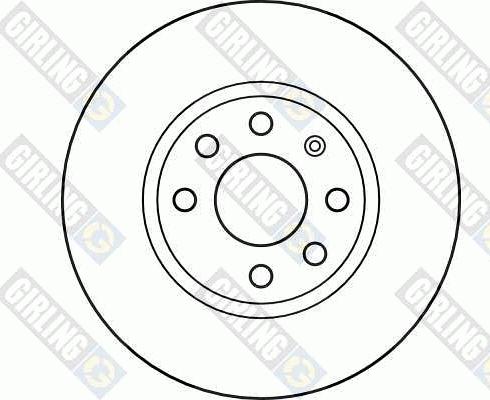 Girling 6041651 - Тормозной диск avtokuzovplus.com.ua