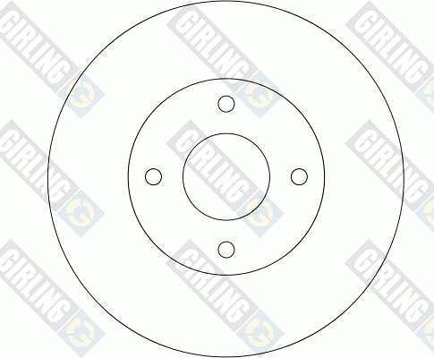 Girling 6041691 - Тормозной диск avtokuzovplus.com.ua