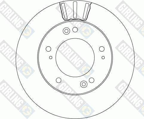 Girling 6041721 - Тормозной диск avtokuzovplus.com.ua