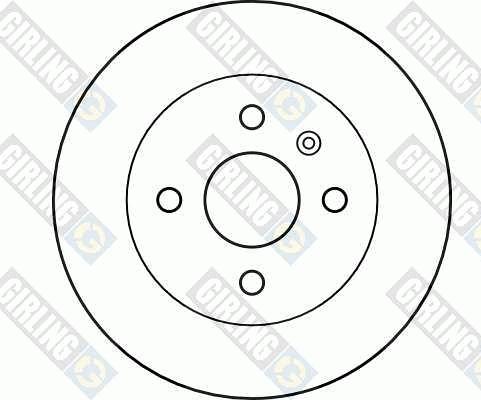 Girling 6042004 - Тормозной диск avtokuzovplus.com.ua