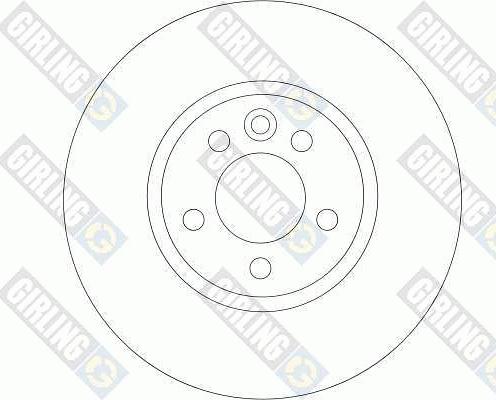 Girling 6042034 - Гальмівний диск autocars.com.ua