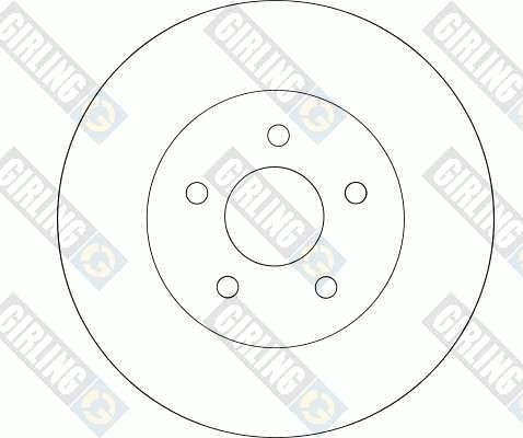 Girling 6042184 - Гальмівний диск autocars.com.ua