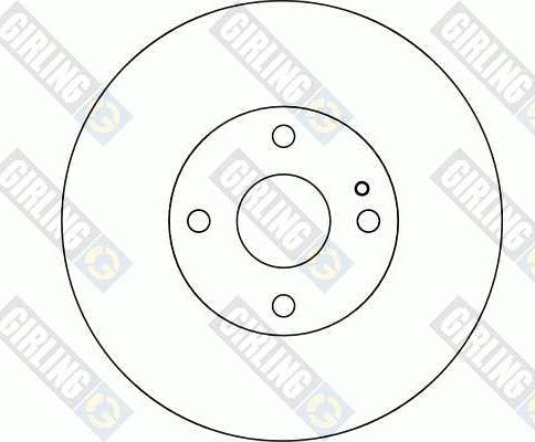 Girling 6042472 - Гальмівний диск autocars.com.ua