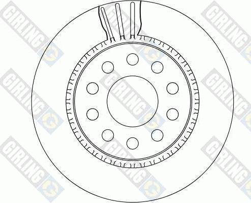 Girling 6042522 - Тормозной диск avtokuzovplus.com.ua