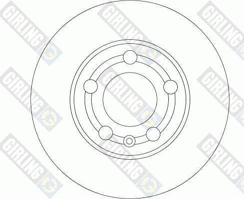 Girling 6042531 - Тормозной диск avtokuzovplus.com.ua