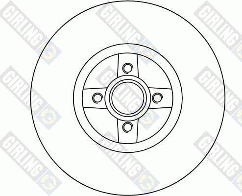 Girling 6042724 - Тормозной диск autodnr.net