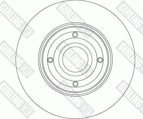 Girling 6042744 - Гальмівний диск autocars.com.ua