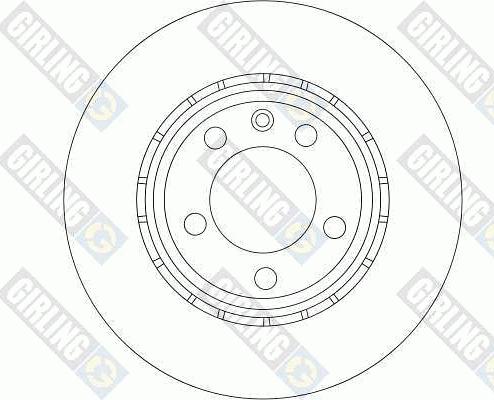 Girling 6042755 - Тормозной диск avtokuzovplus.com.ua