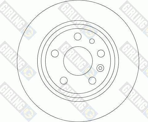 Girling 6042794 - Гальмівний диск autocars.com.ua